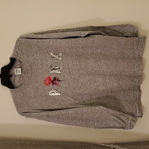 NWOT Pink charcoal with pink rose